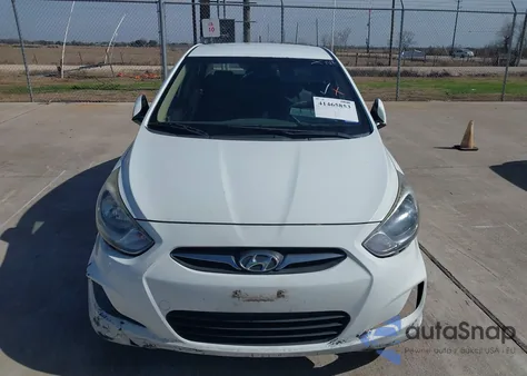 2013 Hyundai Accent Gls from USA, damaged, VIN KMHCT4AE2DU522208